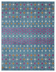 8" x 10" Blue Jewels Geometric Area Rug