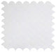 Retro Scallop Bianco Porcelain Mosaic, Sample