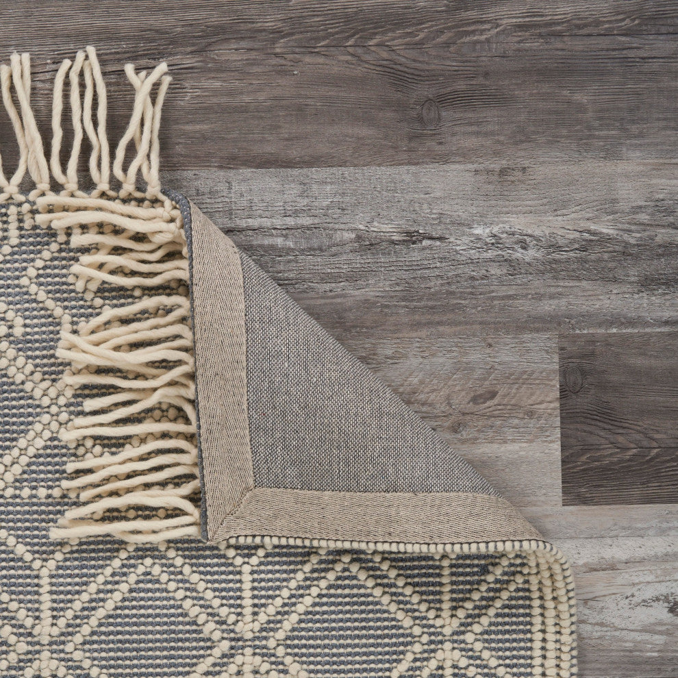 7" x 9" Gray Modern Bohemian Area Rug