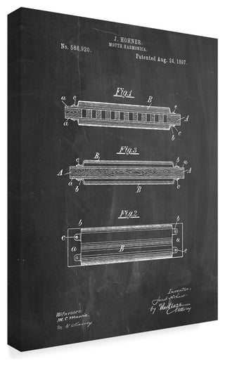 "Harmonica" by Cole Borders, Canvas Art, 32"x24"