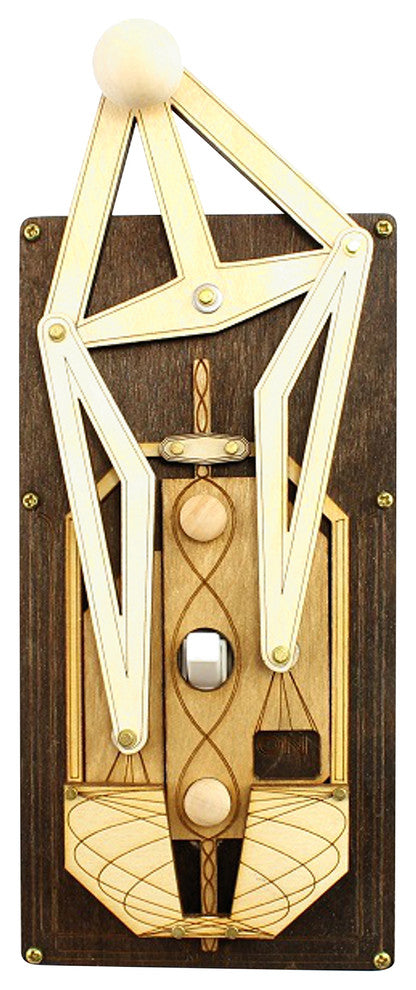 Art Deco Etched Single Switch Plate