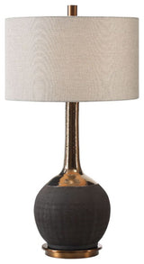 Uttermost Arnav Textured Black Lamp