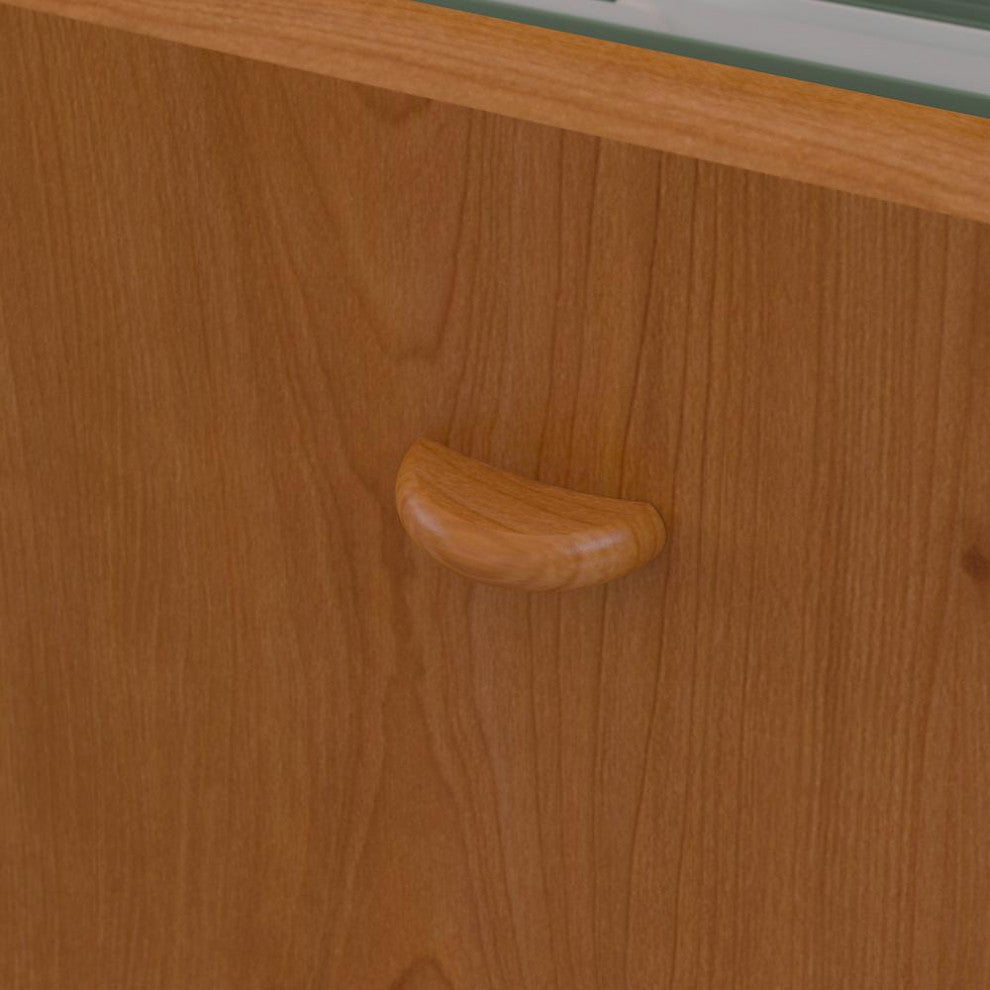 Series A 48W Corner Desk With 36W Return And Mobile File Cabinet