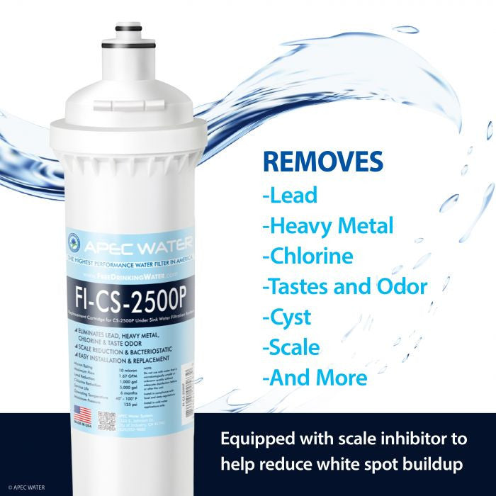 APEC Replacement Filter for CS-2500P Water Filtration System