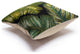 Marina Palm Border Indoor/Outdoor Pillow Black 12"x18"