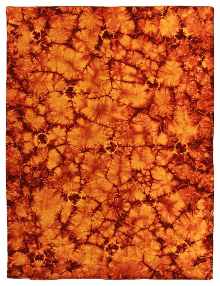 Exquisite Rugs, Flatweave, Orange and Red, 5''x8''