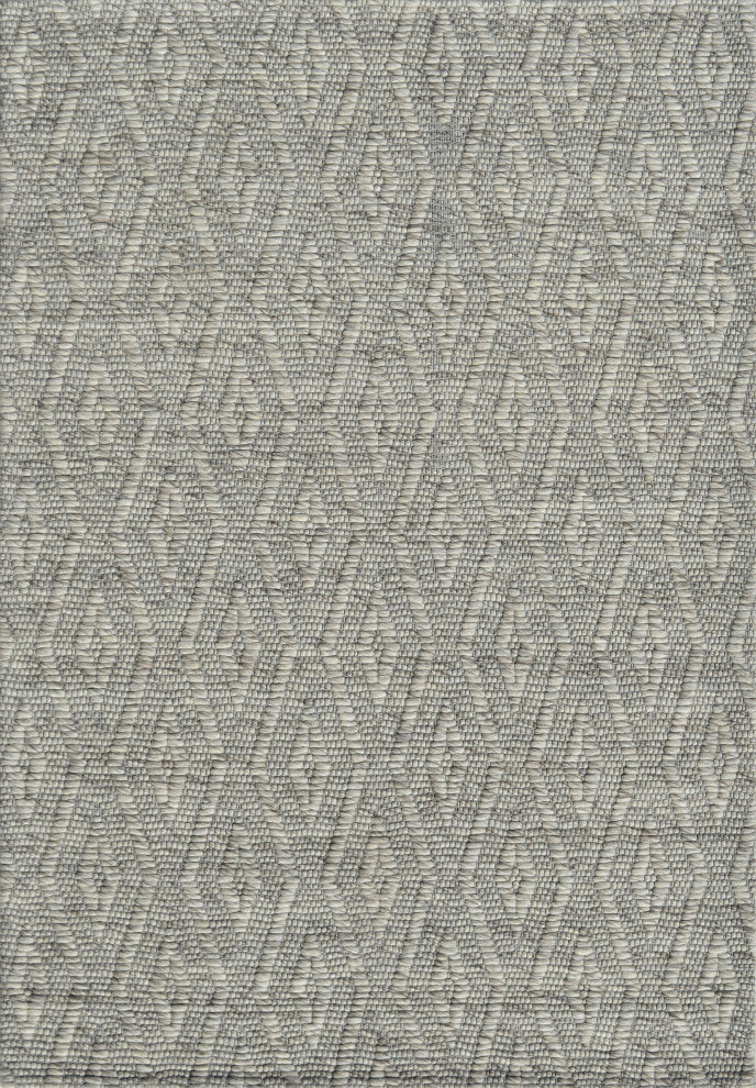 Dynamic Rugs Grove Jacquard Wool Area Rug, Mix Gray, 9'x12'