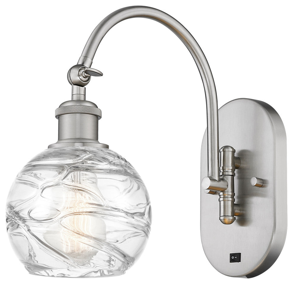 Innovations 518-1W-SN-G1213-6 1 Light Sconce, Brushed Satin Nickel
