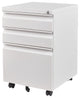 3 Drawer Mobile File Cabinet Under Desk Storage File Cabinets, White