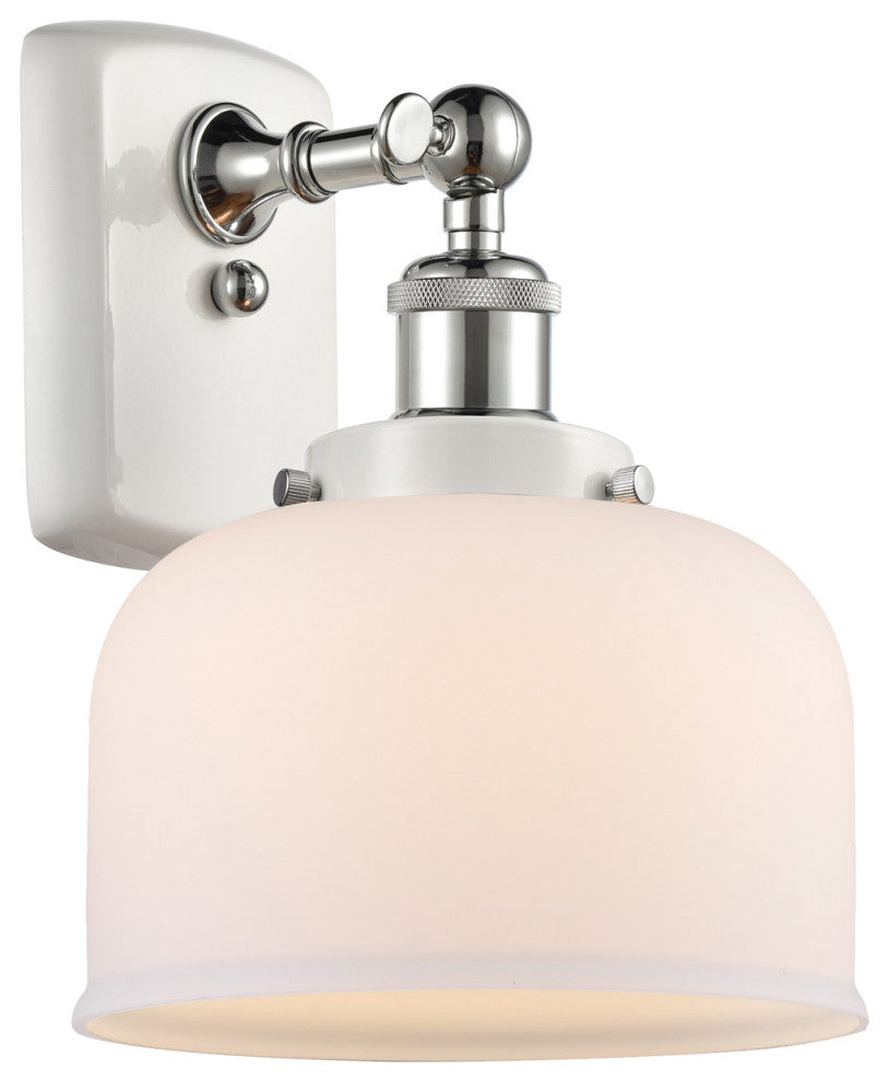 Innovations 916-1W-WPC-G71-LED 1-Light Sconce, White, Polished Chrome