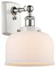 Innovations 916-1W-WPC-G71-LED 1-Light Sconce, White, Polished Chrome