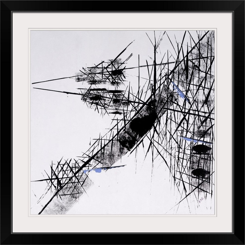 "Sneak Attack Rush" Black Framed Art Print, 32"x32"x1"