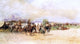 Baldomero Galofre Y Gimemez Men With Horses, Gallery Wrapped Canvas, 15"x30"