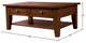 Irish Coast Small Coffee Table, Brown