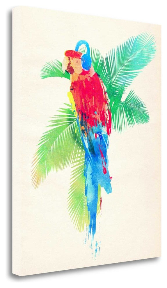 "Tropical Party" By Robert Farkas, Giclee Print on Gallery Wrap Canvas