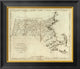 "State of Massachusetts, 1796" Framed Canvas Giclee by John Reid, 20x18"