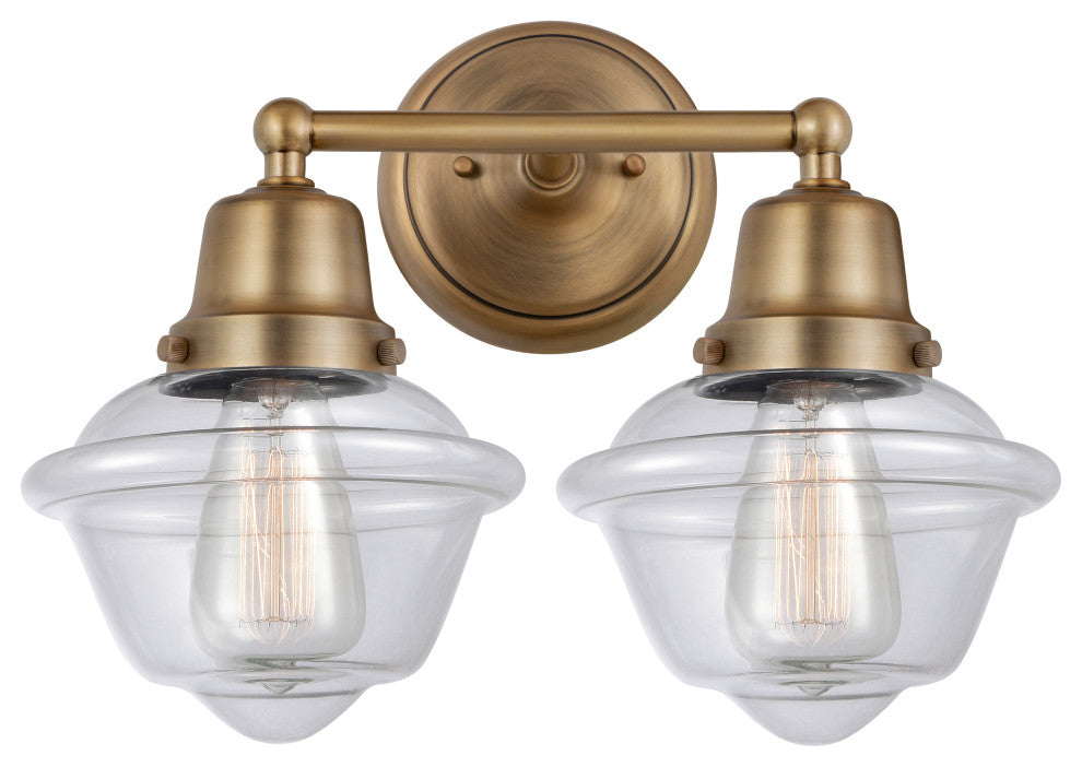 Innovations 623-2W-BB-G532 2 Light 16" Bath Vanity Light, Brushed Brass