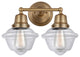 Innovations 623-2W-BB-G532 2 Light 16" Bath Vanity Light, Brushed Brass