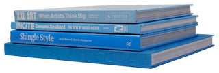 Decorative Books - Sky Book Coffee Table Stack - Set of 4 Blue Books