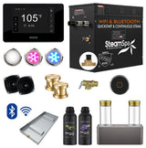 10.5kW QuickStart Steam Bath Generator With Dual Aroma Pump, Gold