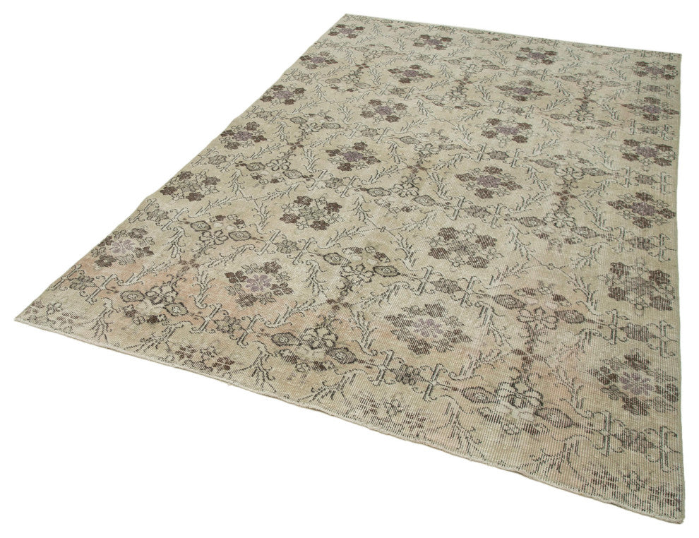 Rug N Carpet - Handmade Turkish 5' 9'' x 8' 6'' Vintage Area Rug