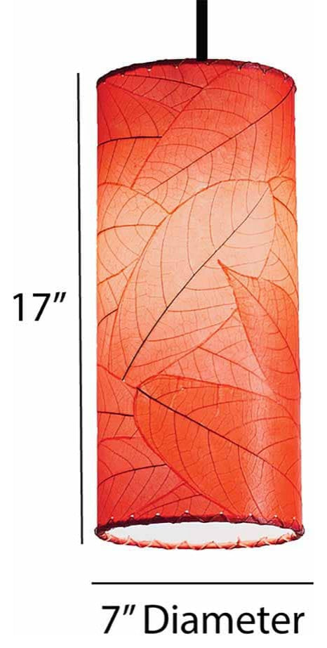 Cylinder Pendant Lamp, Red
