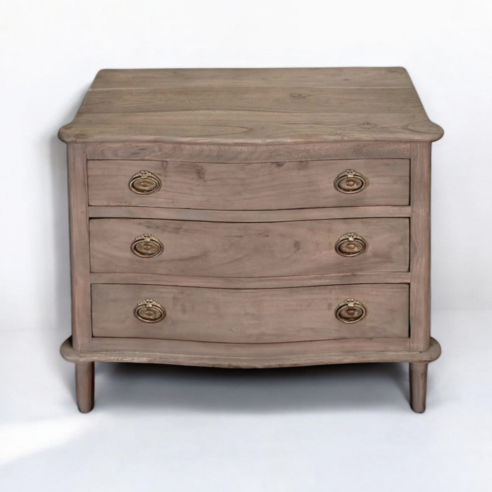 3 Drawer Chest, Driftwood Finish