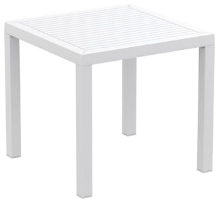 Air Square Dining Set With 4 Chairs White