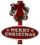 Let It Snow 69" Snow Globe Lamp Post, Red, Santa, 2 Signs, Snow, Holiday Carols