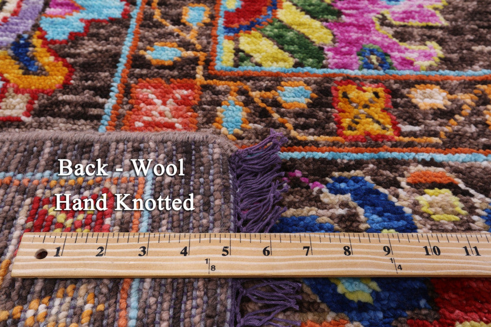 10' Square Turkish Oushak Handmade Wool Rug - Q16115