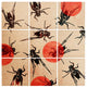 Deny Designs Elisabeth Fredriksson Grasshoppers Wood Wall Mural, 3'x3'