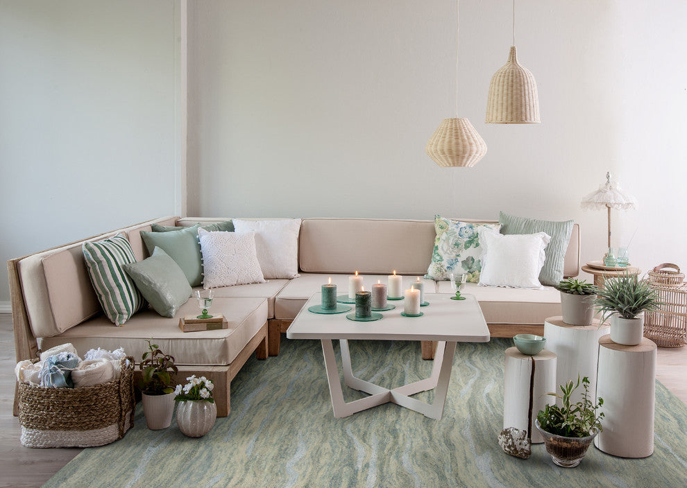 Serenity Seafoam Breeze Rug, 8'6"x11'6"