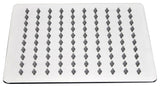 Aqua Piazza by KubeBath 8" Super Slim Square Rain Shower Head