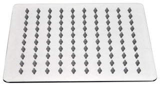 Aqua Piazza by KubeBath 8" Super Slim Square Rain Shower Head