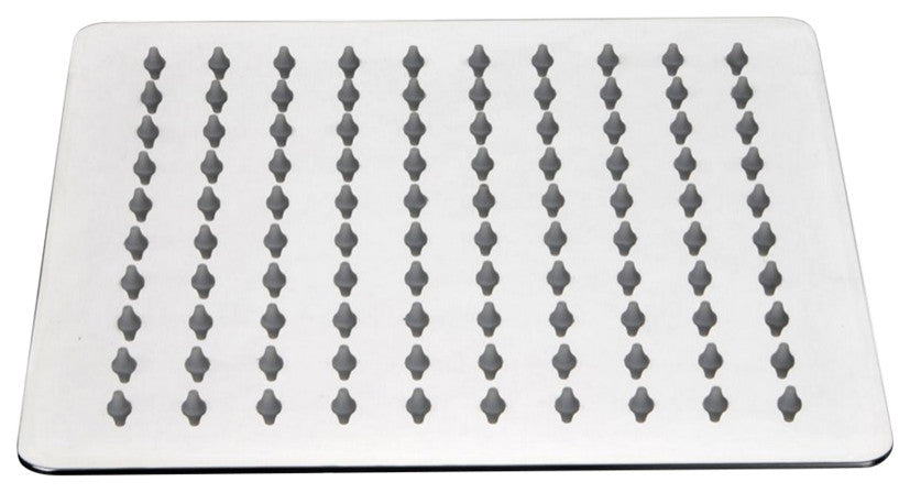 Aqua Piazza by KubeBath 8" Super Slim Square Rain Shower Head