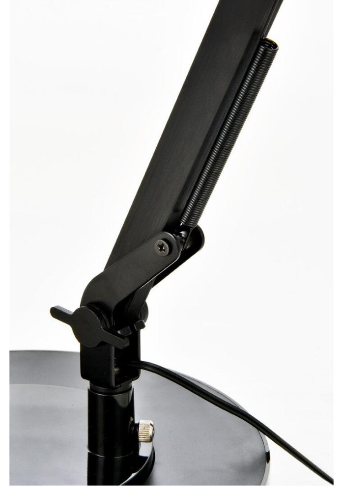 Illumen Collection 1-Light Black Finish Led Desk Lamp