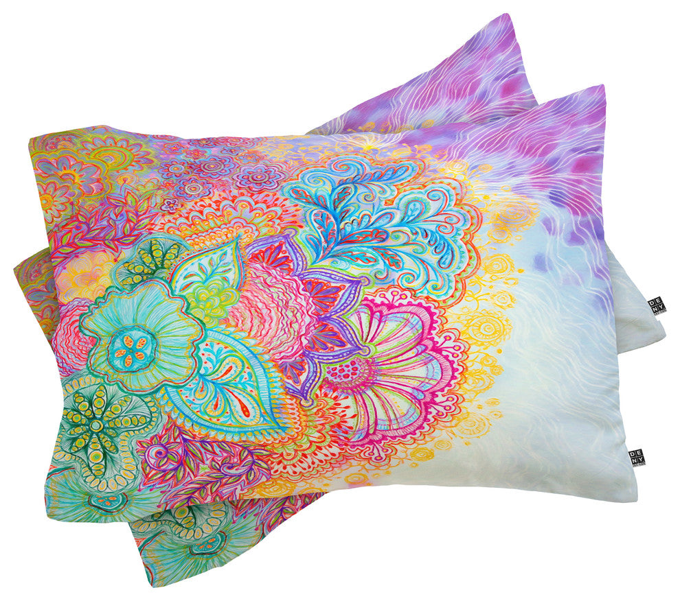 Deny Designs Stephanie Corfee Flourish Pillow Shams, Queen