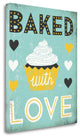 "Retro Diner Baked With Love" By Michael Mullan, Giclee on Gallery Wrap Canvas