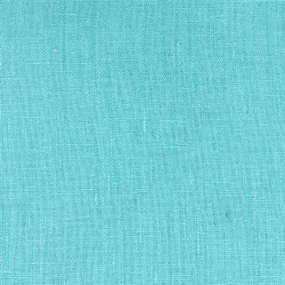 Pillow Decor - Tuscany Linen Turquoise 20 x 20 Throw Pillow
