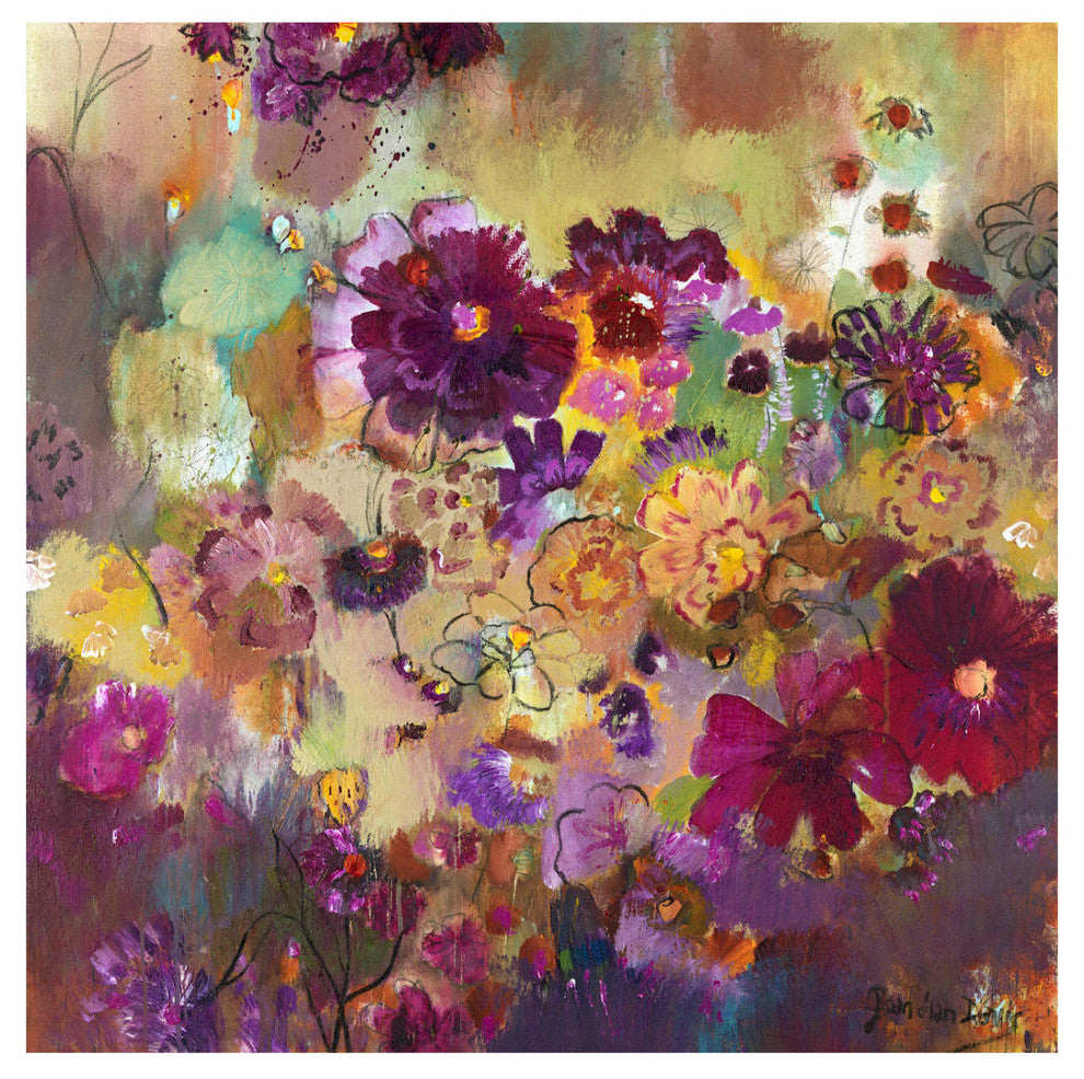 "Lavender Afternoon" Digital Paper Print by Joan Elan Davis, 26"x26"