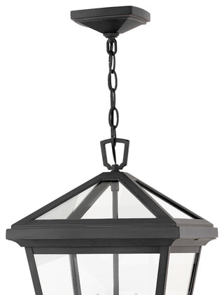 Hinkley Alford Place 19.5" Large Outdoor Hanging Lantern, Museum Black