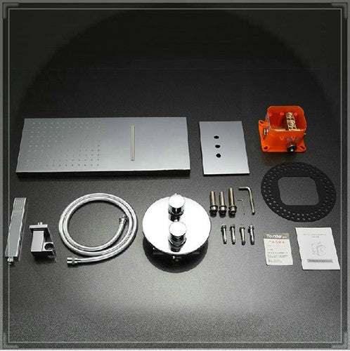 Luna Shower Set With Concealed Wall Mount Shower Head