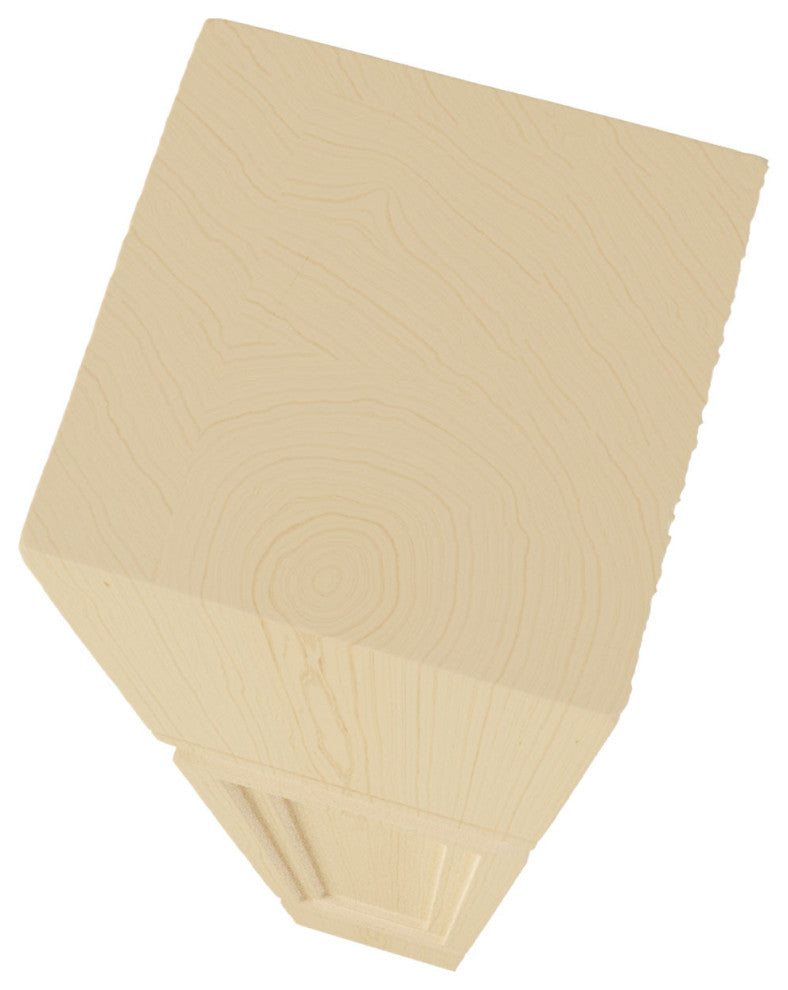 Kent Raised Panel Cabinet Column (Top Block: 6 1/8", Bottom Block: 7 1/8") Alder