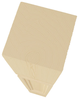 Kent Raised Panel Cabinet Column (Top Block: 6 1/8", Bottom Block: 7 1/8") Alder