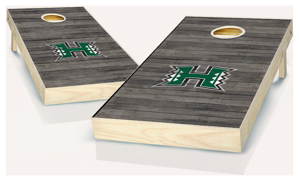 University of Hawaii Distressed Cornhole Set