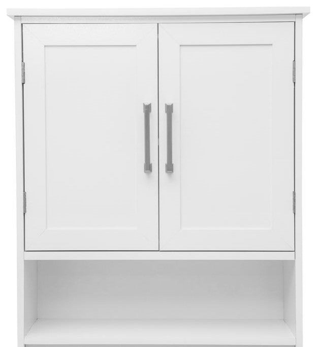 Vega Over the Toilet Bathroom Storage Cabinet, White