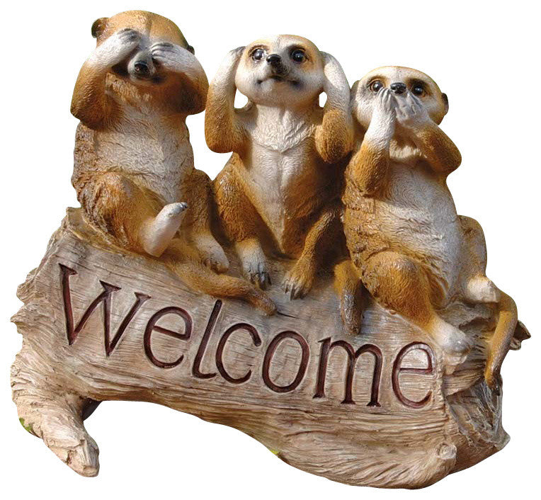Meerkat Menagerie Welcome Sign