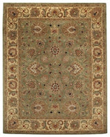 Monticello Agra Hand-Tufted Rectangle Rug, Green Pistachio, 8'x10'