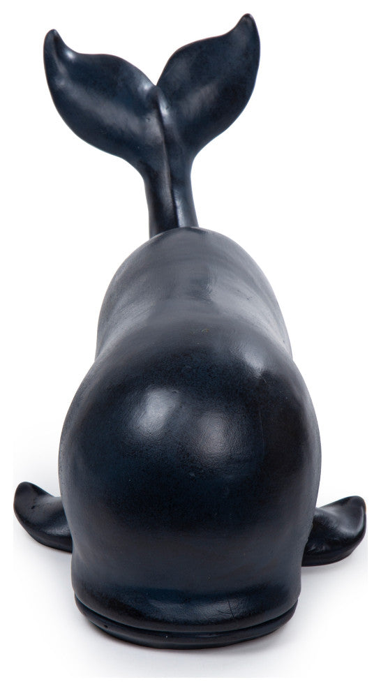 Truu Design Large Polyresin Decorative Whale Figurine