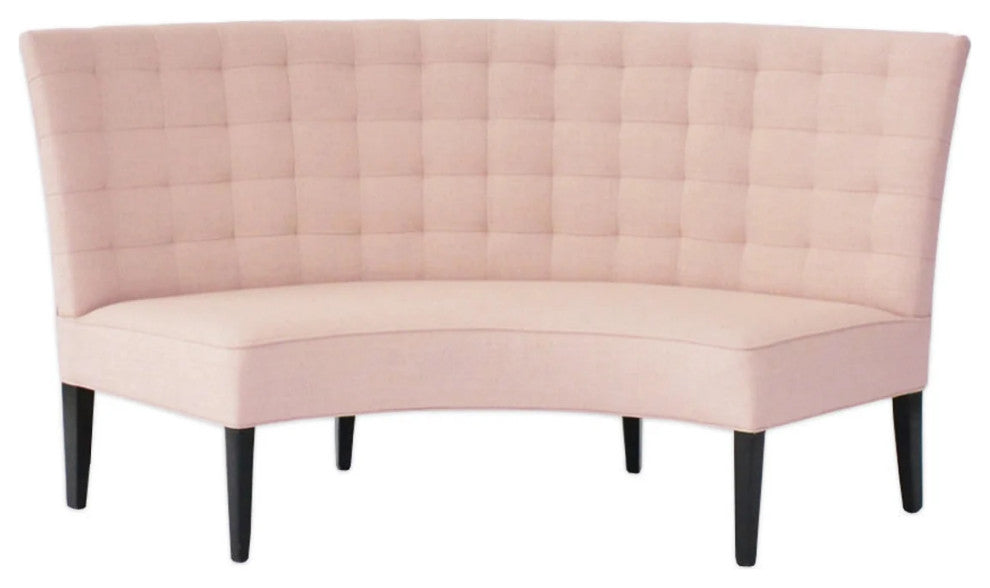 Curved Banquette Settee, Curved Dining Bench